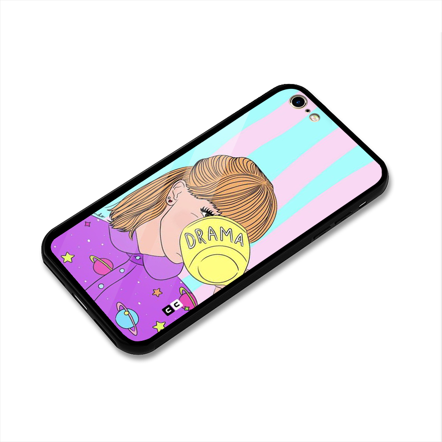 Drama Cup Glass Back Case for iPhone 6 6S