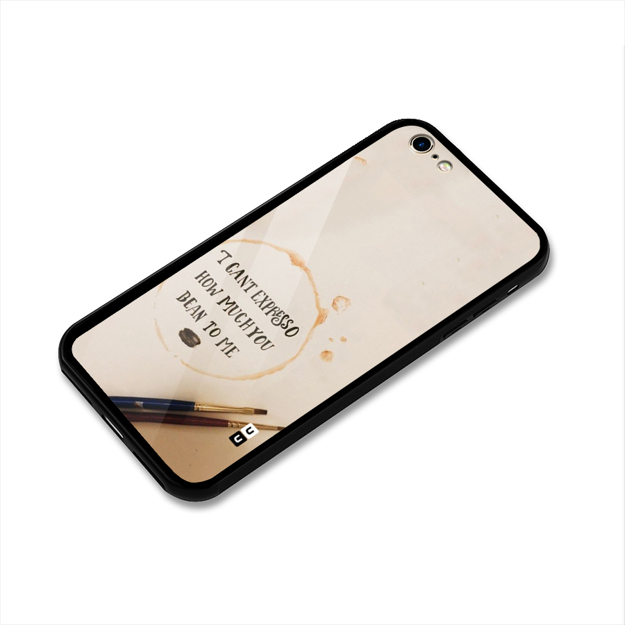 Espresso Bean Glass Back Case for iPhone 6 6S