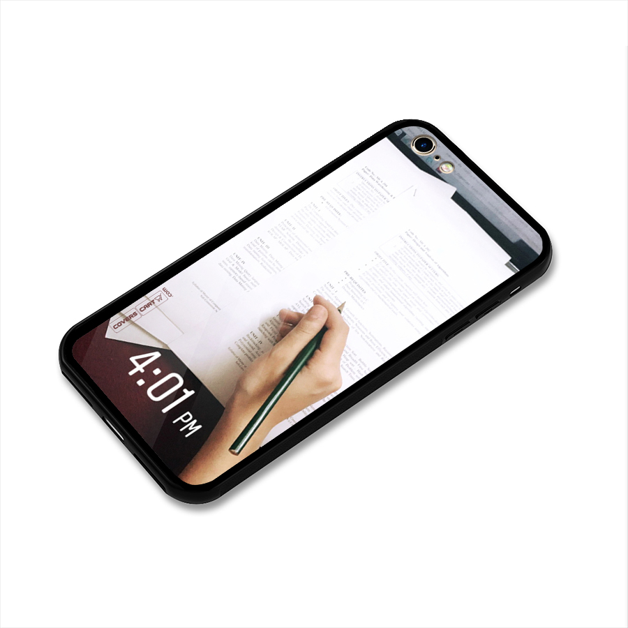 Exam Time Blues Glass Back Case for iPhone 6 6S