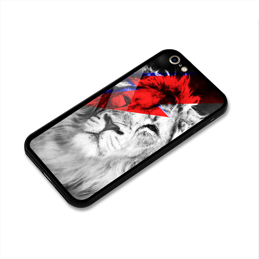 Fearless Lion Glass Back Case for iPhone 6 6S