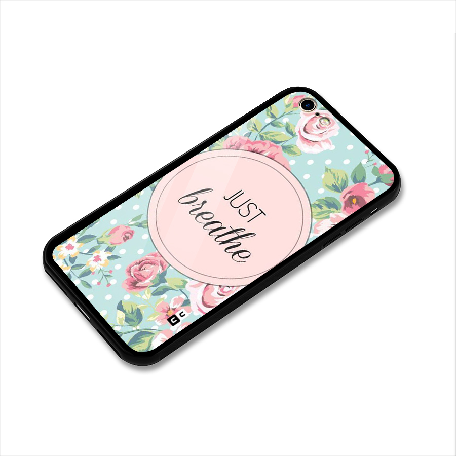 Floral Bloom Glass Back Case for iPhone 6 6S