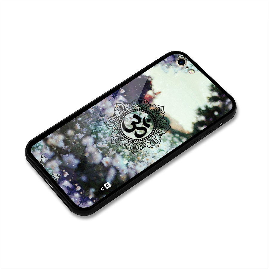 Floral Pray Glass Back Case for iPhone 6 6S