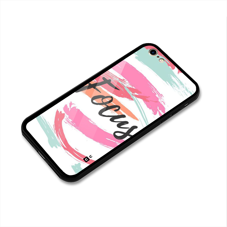 Focus Colours Glass Back Case for iPhone 6 6S