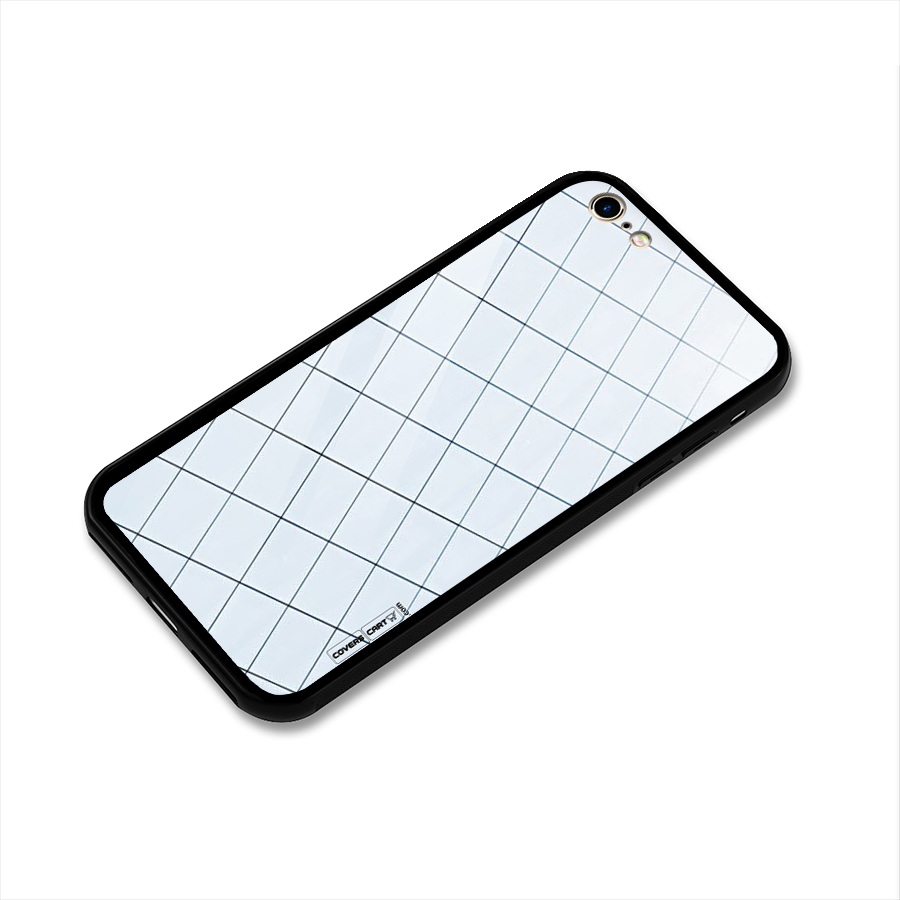 Glass Square Wall Glass Back Case for iPhone 6 6S