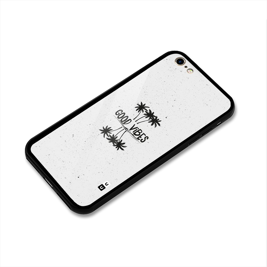 Good Vibes Rugged Glass Back Case for iPhone 6 6S