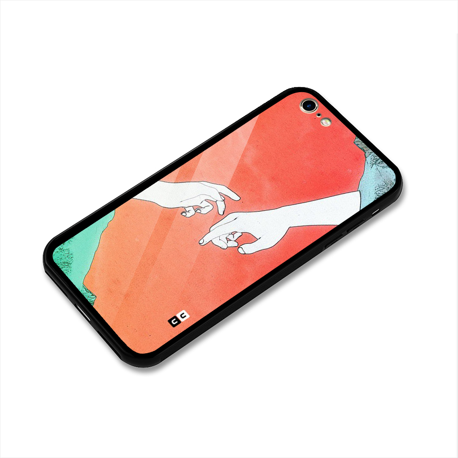 Hand Paint Drawing Glass Back Case for iPhone 6 6S
