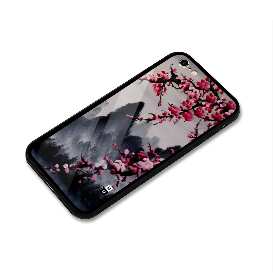 Hills And Blossoms Glass Back Case for iPhone 6 6S