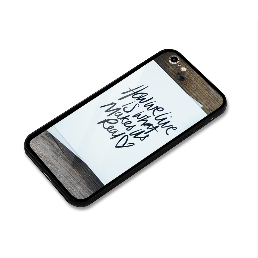 How We Live Glass Back Case for iPhone 6 6S