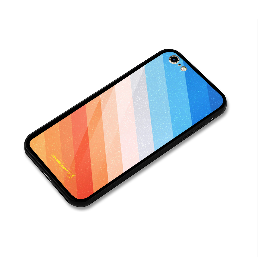 Jazzy Pattern Glass Back Case for iPhone 6 6S