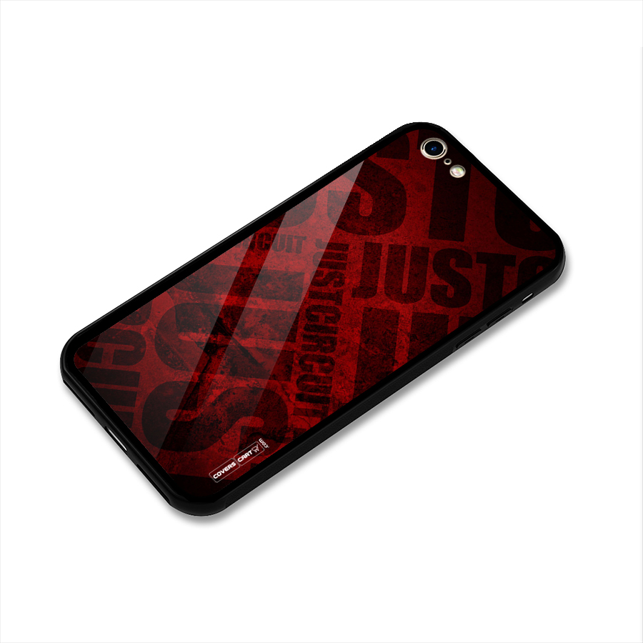 Just Circuit Glass Back Case for iPhone 6 6S