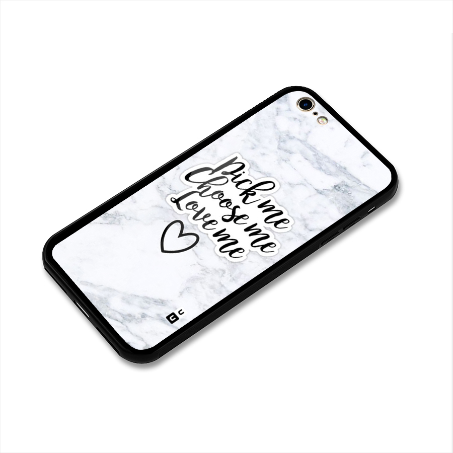Just Me Glass Back Case for iPhone 6 6S