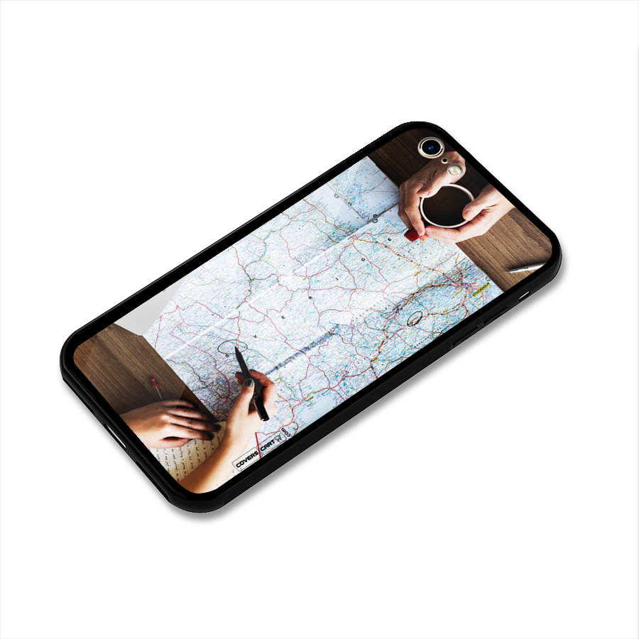 Just Travel Glass Back Case for iPhone 6 6S