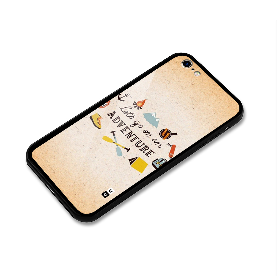 Lets Adventure Life Glass Back Case for iPhone 6 6S