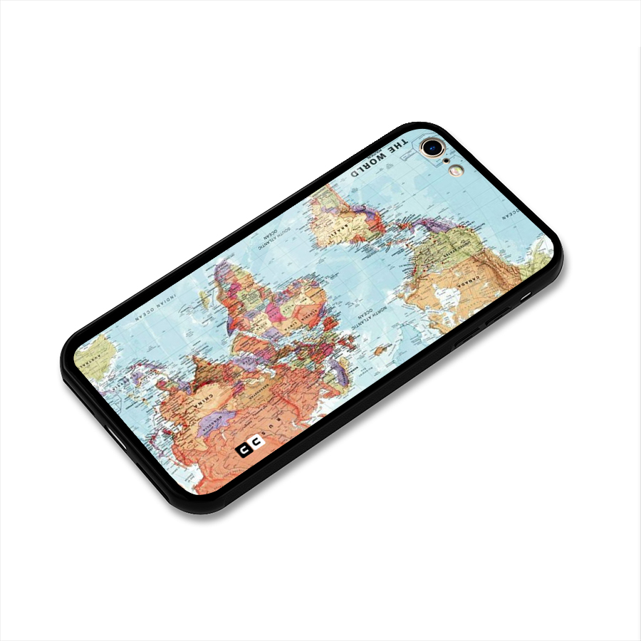 Lets Travel The World Glass Back Case for iPhone 6 6S
