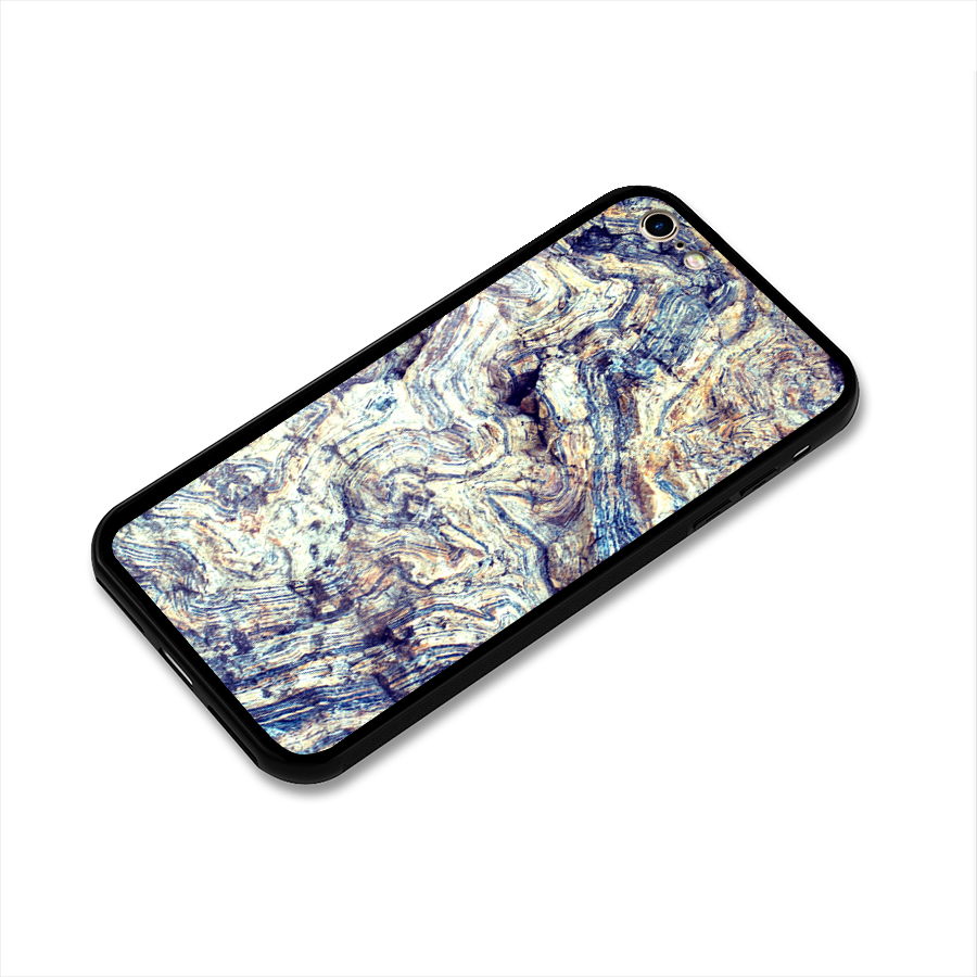 Marble Pattern Glass Back Case for iPhone 6 6S