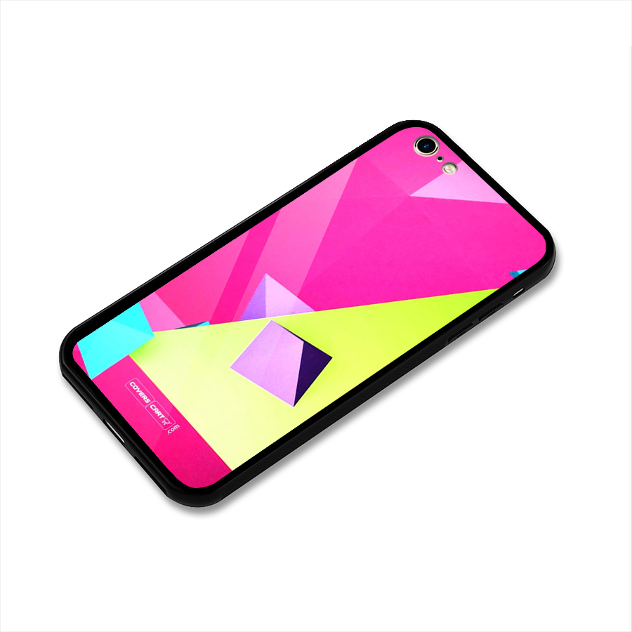 Motion Triangles Glass Back Case for iPhone 6 6S
