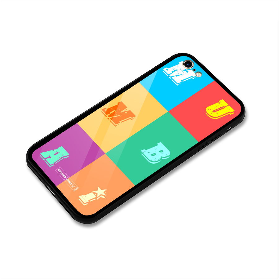 Mumbai Alphabets Glass Back Case for iPhone 6 6S