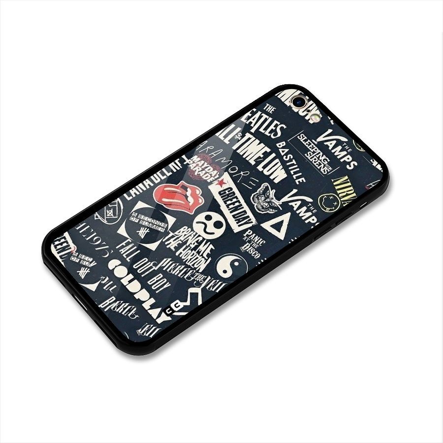 Music My Paradise Glass Back Case for iPhone 6 6S