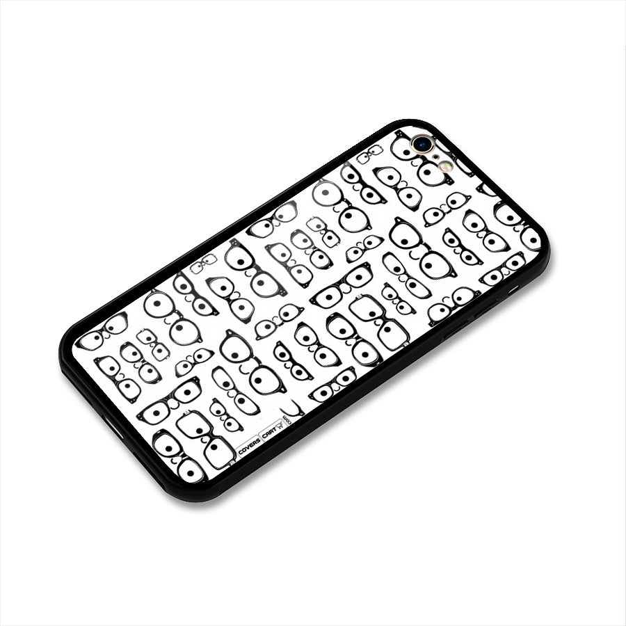 Nerdy Specs Glass Back Case for iPhone 6 6S