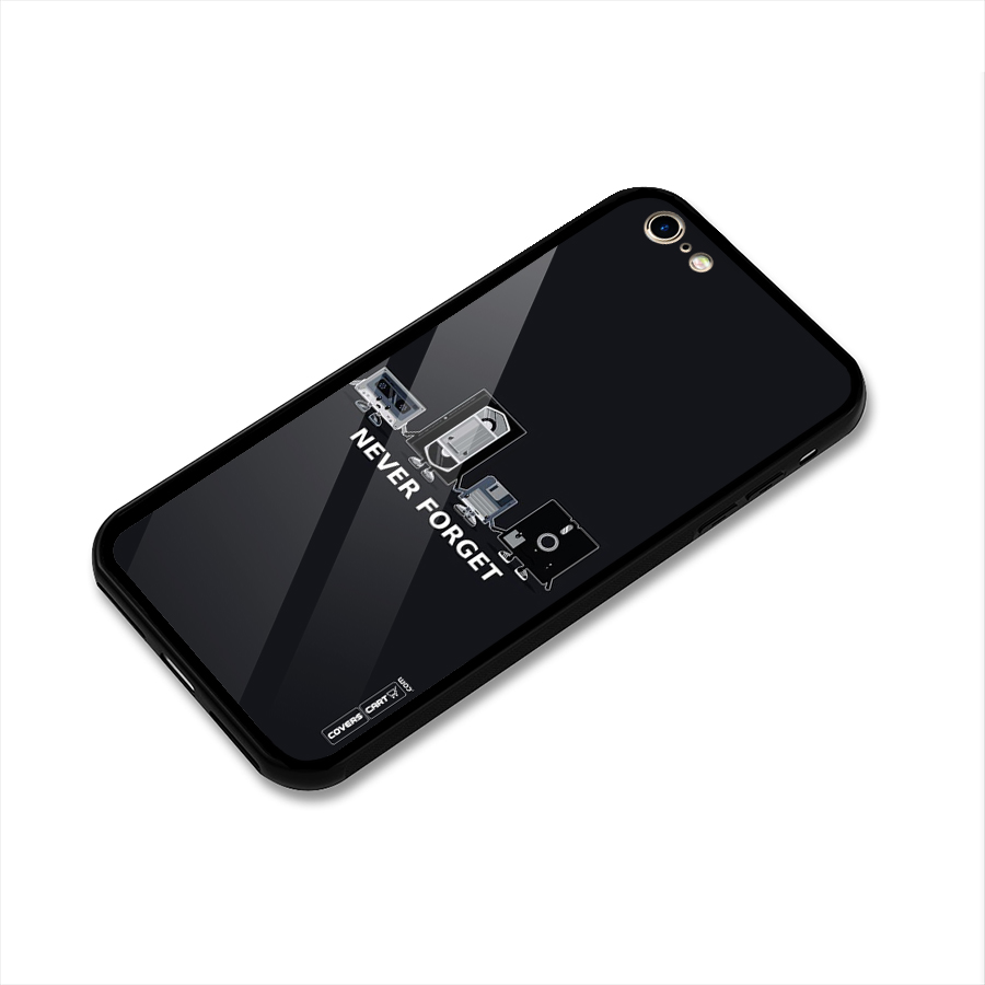 Never Forget Glass Back Case for iPhone 6 6S