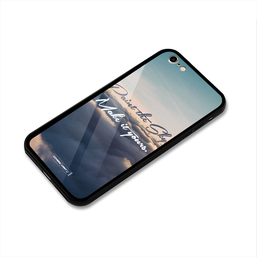 Paint the Sky Glass Back Case for iPhone 6 6S