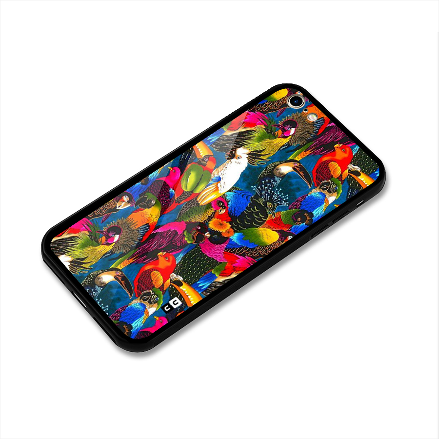 Parrot Art Glass Back Case for iPhone 6 6S
