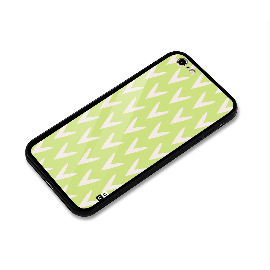 Pastel Green Grass Glass Back Case for iPhone 6 6S