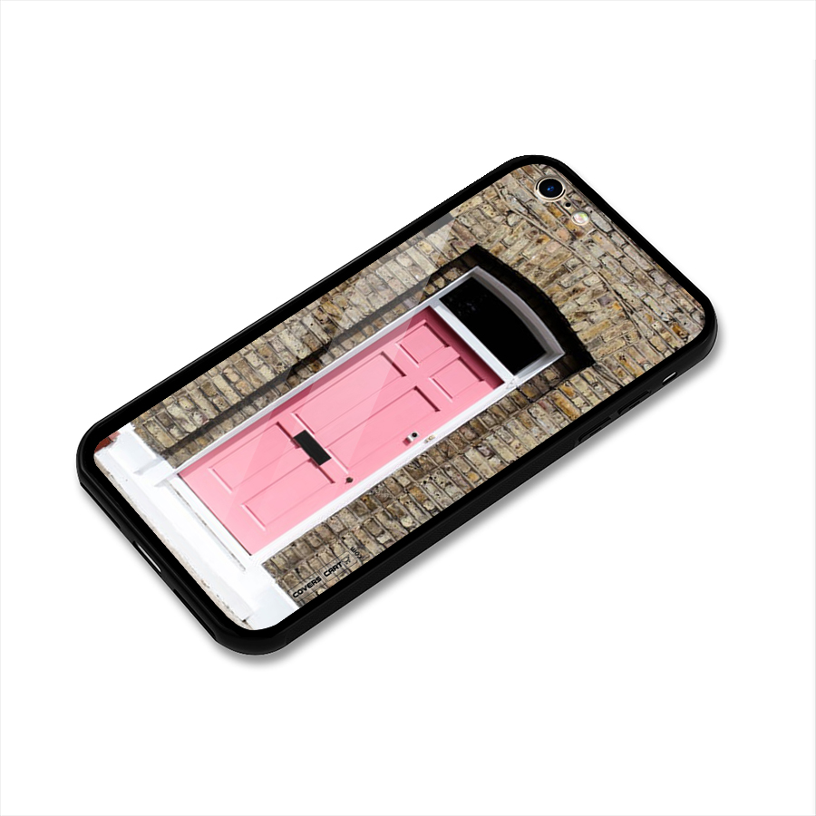 Pastel Pink Door Glass Back Case for iPhone 6 6S
