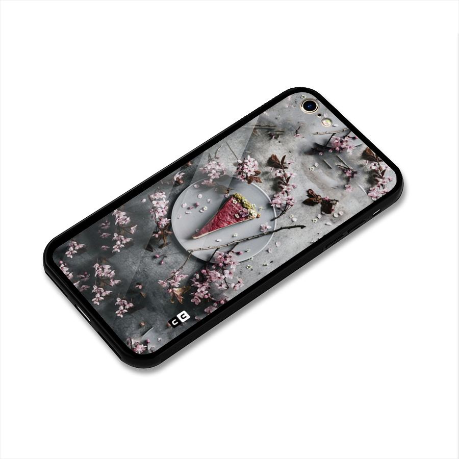 Pastry Florals Glass Back Case for iPhone 6 6S