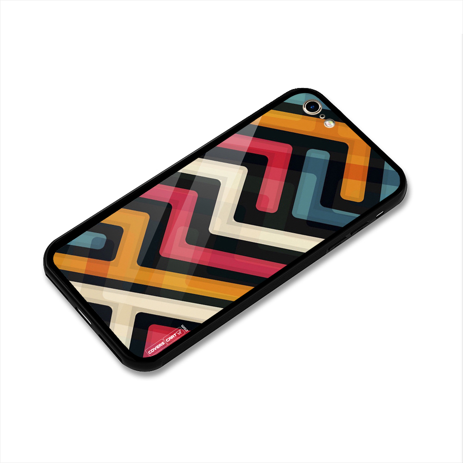 Pipelines Glass Back Case for iPhone 6 6S