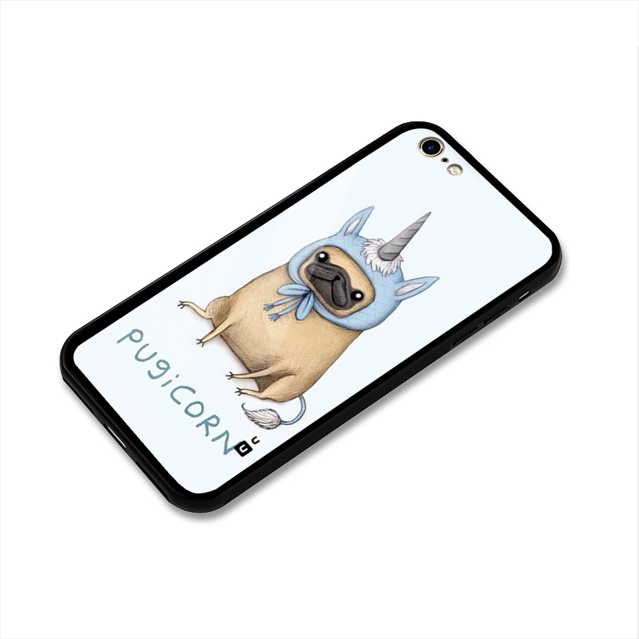 Pugicorn Glass Back Case for iPhone 6 6S