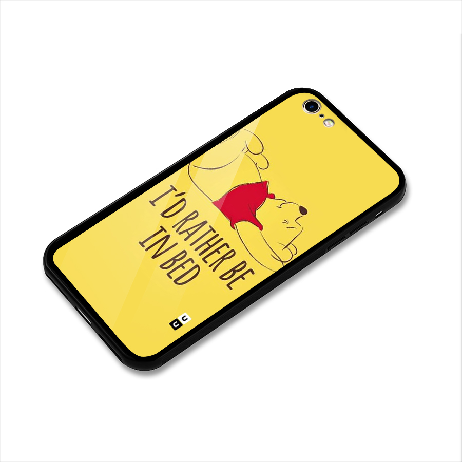 Rather Be In Bed Glass Back Case for iPhone 6 6S