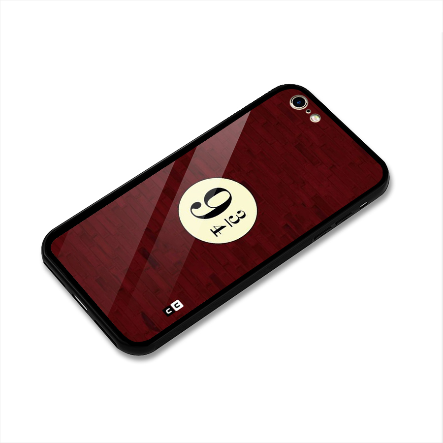 Red Wall Express Glass Back Case for iPhone 6 6S