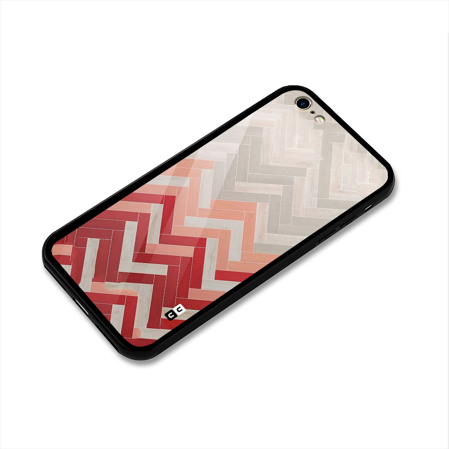 Reds and Greys Glass Back Case for iPhone 6 6S