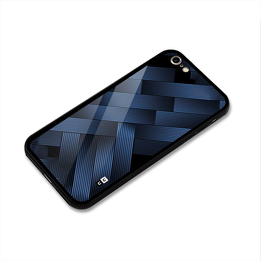 Ribbon Stripes Glass Back Case for iPhone 6 6S