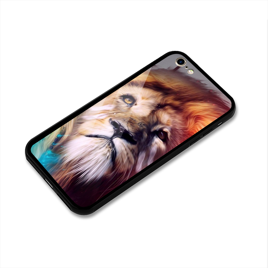 Royal Lion Glass Back Case for iPhone 6 6S