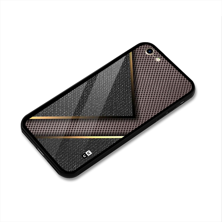 Rugged Polka Design Glass Back Case for iPhone 6 6S