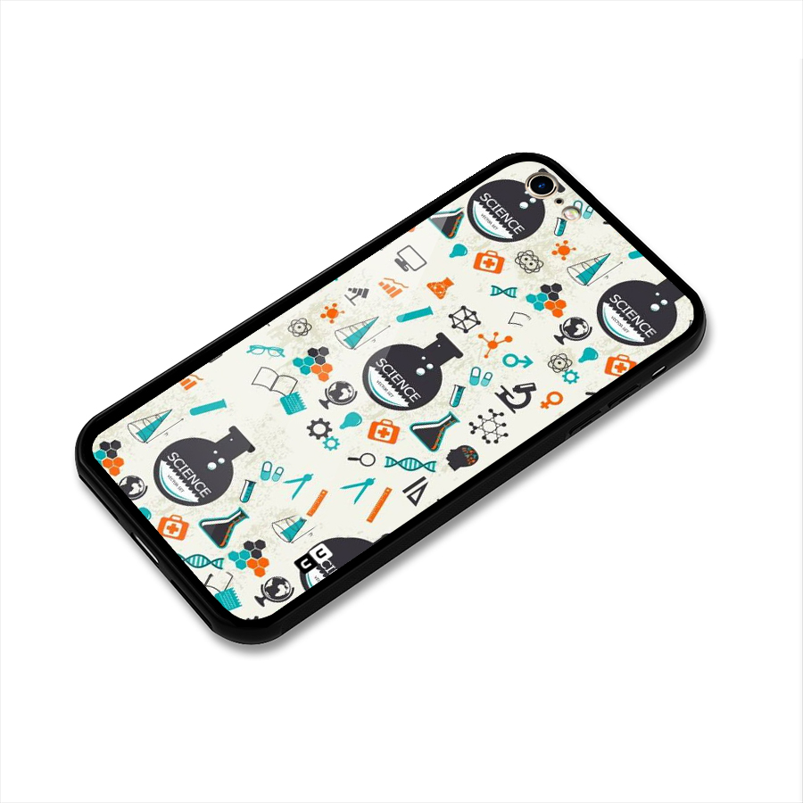 Science Side Glass Back Case for iPhone 6 6S