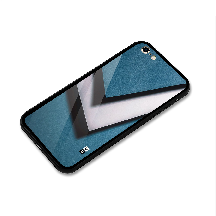 Simple Right Tick Glass Back Case for iPhone 6 6S