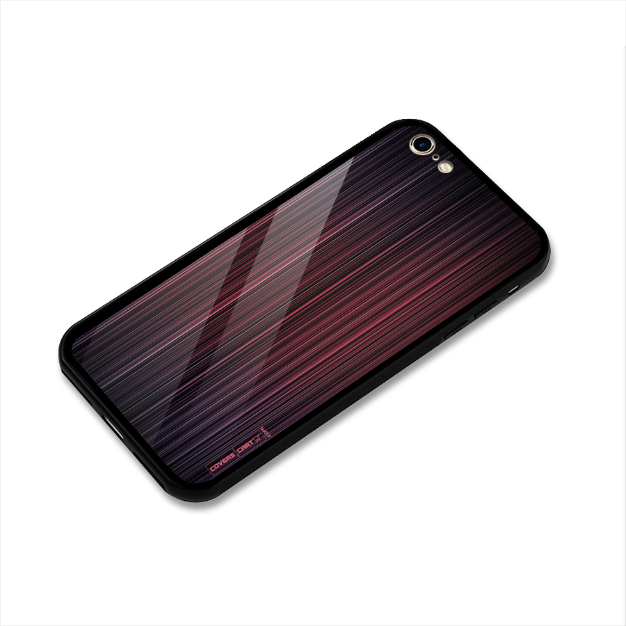 Stripes Gradiant Glass Back Case for iPhone 6 6S