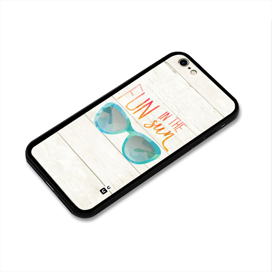 Sun Fun Glass Back Case for iPhone 6 6S