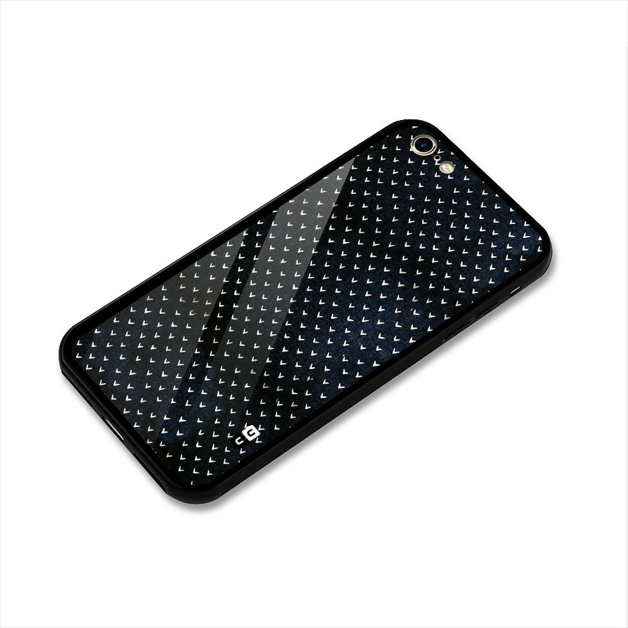 Tiny White Hearts Glass Back Case for iPhone 6 6S