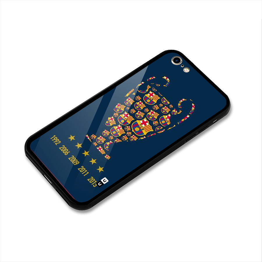 Trophy Team Glass Back Case for iPhone 6 6S