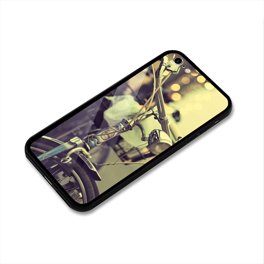 Vintage Bicycle Glass Back Case for iPhone 6 6S