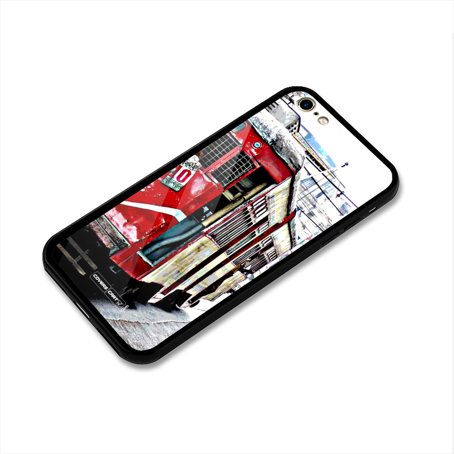 Vintage Citystyle Glass Back Case for iPhone 6 6S