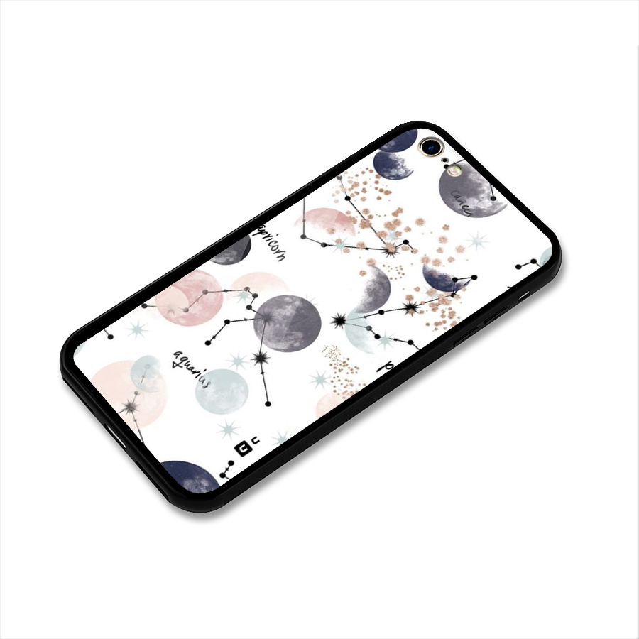 Zodiac Glass Back Case for iPhone 6 6S