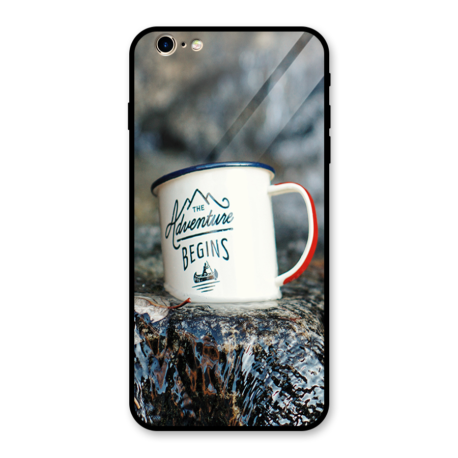 Adventure Begins Glass Back Case for iPhone 6 Plus 6S Plus