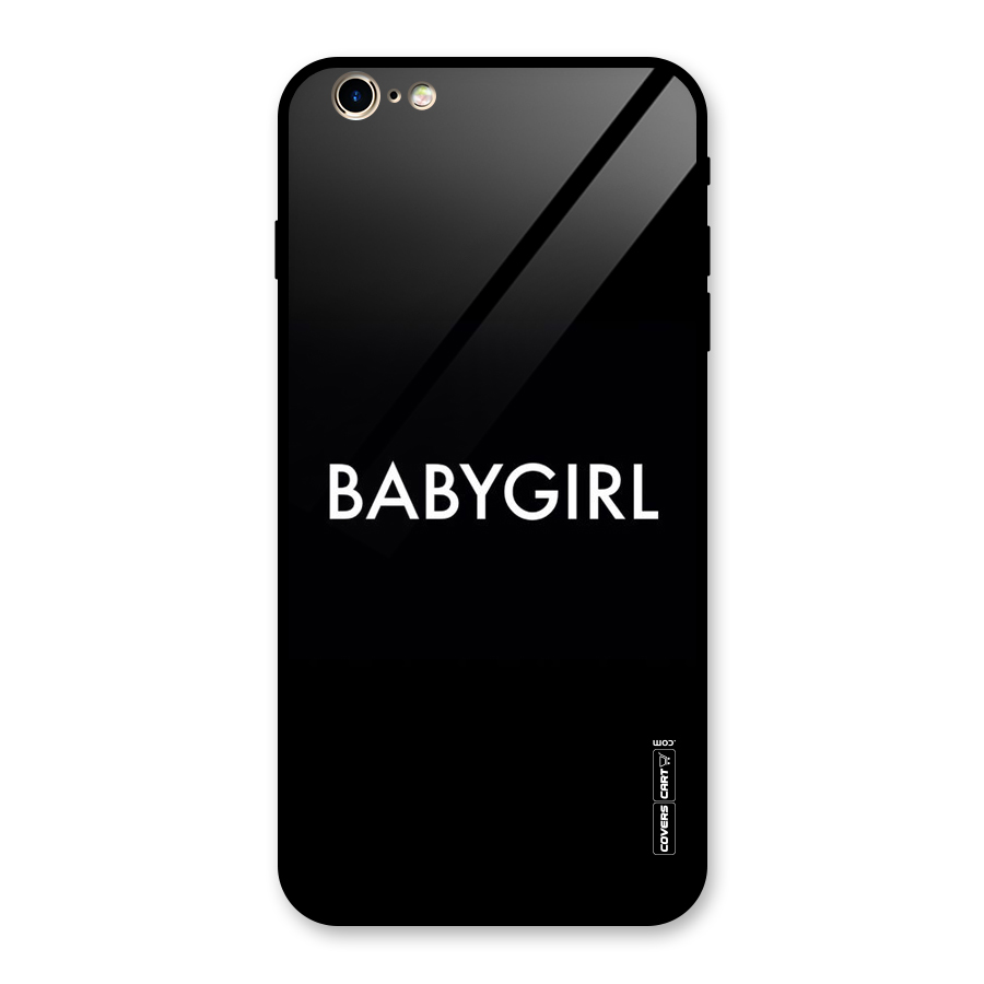 Baby Girl Glass Back Case for iPhone 6 Plus 6S Plus