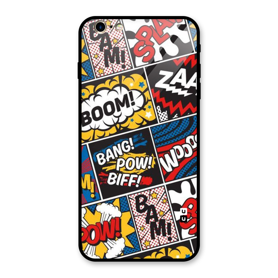 Bam Pattern Glass Back Case for iPhone 6 Plus 6S Plus