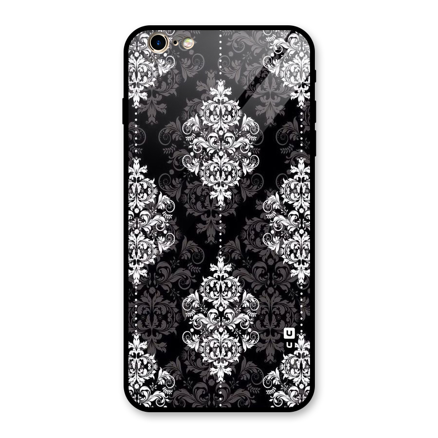 Beautiful Grey Pattern Glass Back Case for iPhone 6 Plus 6S Plus